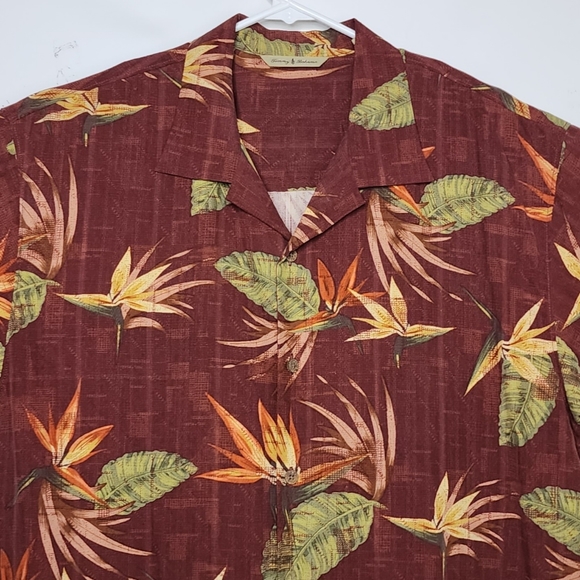 Tommy Bahama Silk Hawaiian Shirt - Tropical - Men's Large - Picture 3 of 5